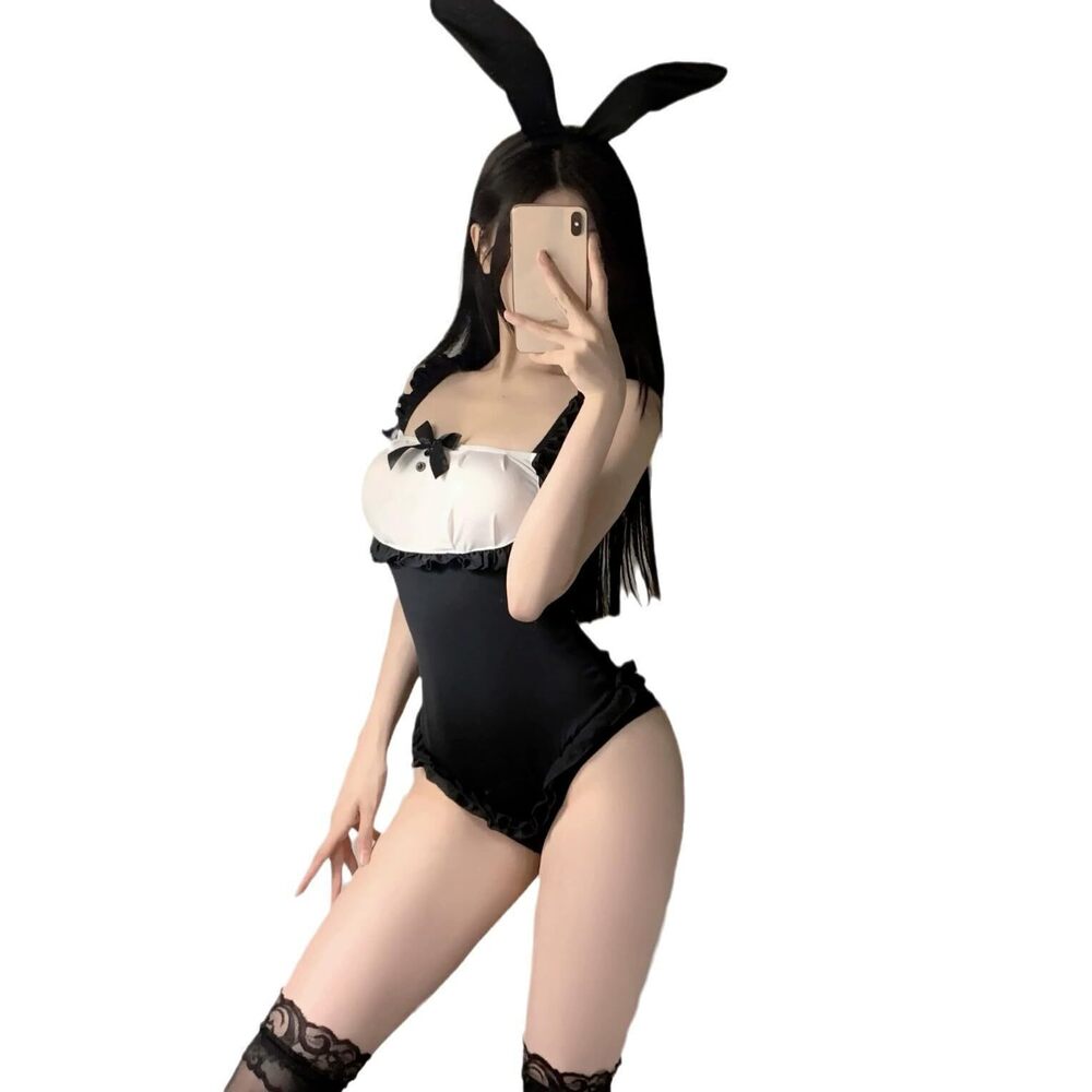 3040 Sexy Bunny Roleplay Lingerie Anime Cosplay One Piece Set Kawaii Rabbit